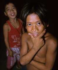 Street kids, Philippines