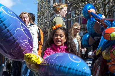 Koningsdag in Amsterdam